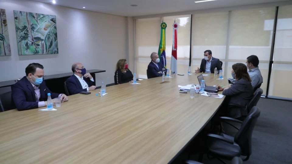 Em reunião com o TCE, governador garante que o Estado se prepara para vacinação contra Covid-19
