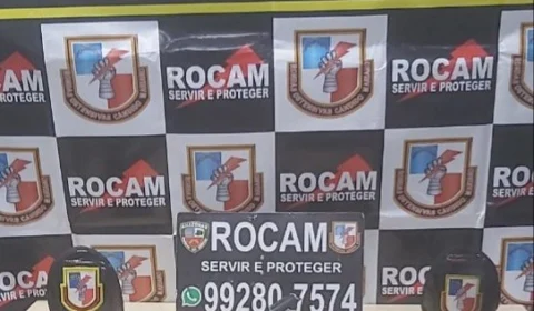 Rocam detém homem com arma de fogo ilegal no Novo Aleixo