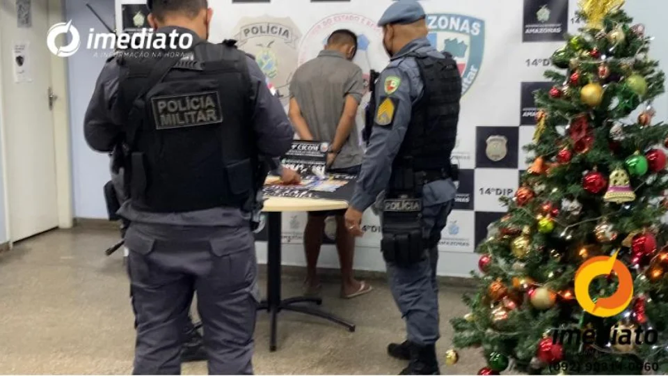 Jovem é preso após assaltar drogaria no bairro São José