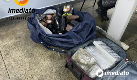 VEJA VÍDEO! Rocam prende casal com grande quantidade de maconha embalada em sacos de açaí