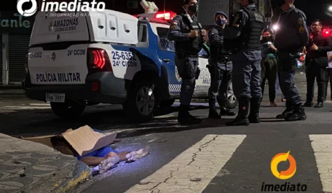 Vendedor de drogas é assassinado com três tiros no Centro de Manaus