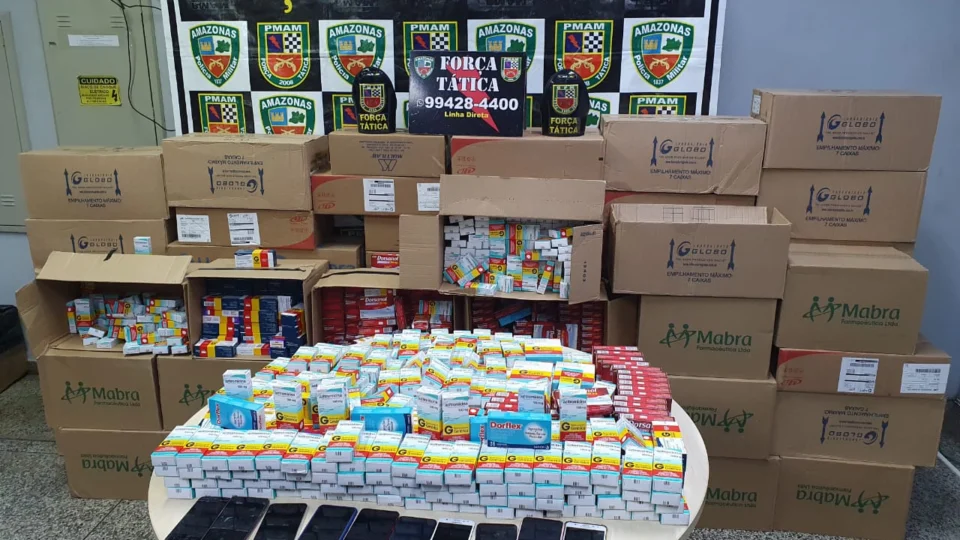 VÍDEO: Quadrilha é presa por furtar e tentar vender medicamentos usados para tratar Covid-19