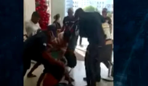 Agressão: Homem agride mulher e é espancado por populares