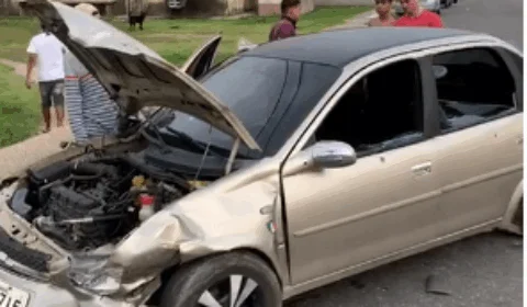 Jovem é metralhado dentro do carro no Viver Melhor; Veja!