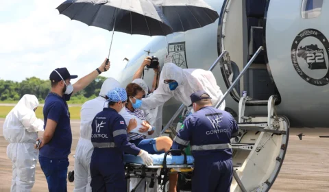 Mais 11 pacientes são transferidos do Amazonas para hospital do Maranhão; Confira imagens!