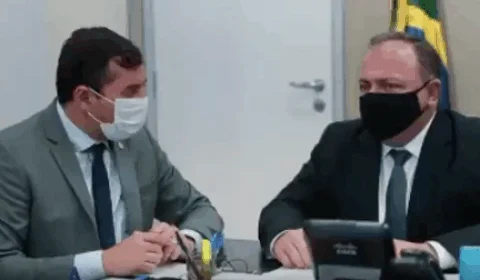 VEJA VÍDEO – Em reunião com o governador, Ministro da Saúde sugere que vacinação contra Covid-19 no Brasil possa começar pelo Amazonas