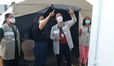 FVS-AM apresenta à Justiça Federal estrutura onde está armazenado estoque de vacina contra a Covid-19