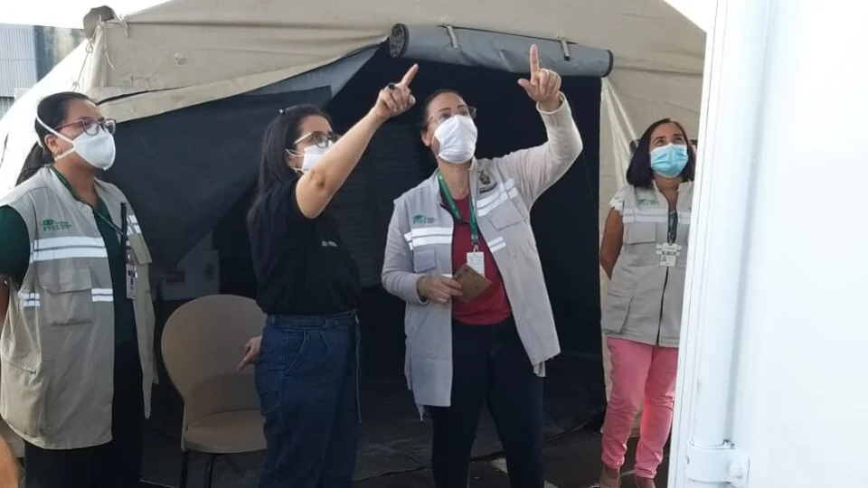 FVS-AM apresenta à Justiça Federal estrutura onde está armazenado estoque de vacina contra a Covid-19