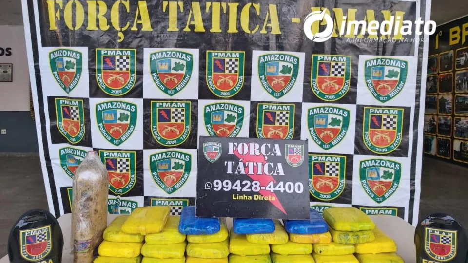 Força Tática prende traficante transportando 30kg de drogas no Tancredo Neves