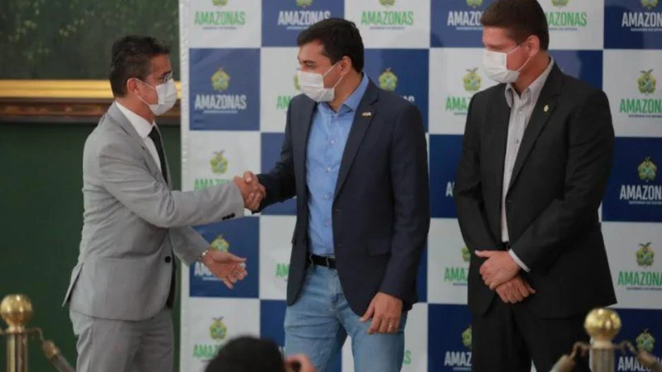 Prefeito e Governador se reúnem para discutir medidas de enfrentamento à Covid-19 no AM