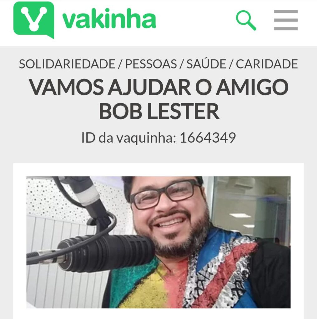 Radialista Bob Lester é diagnosticado com Covid-19