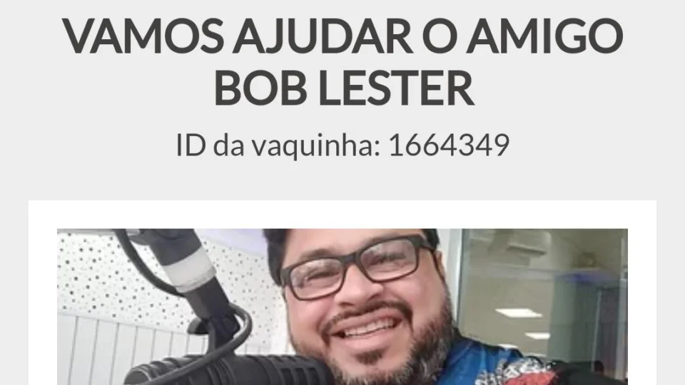 Radialista é diagnosticado com Covid-19 e família faz vaquinha virtual para ajudar em tratamento