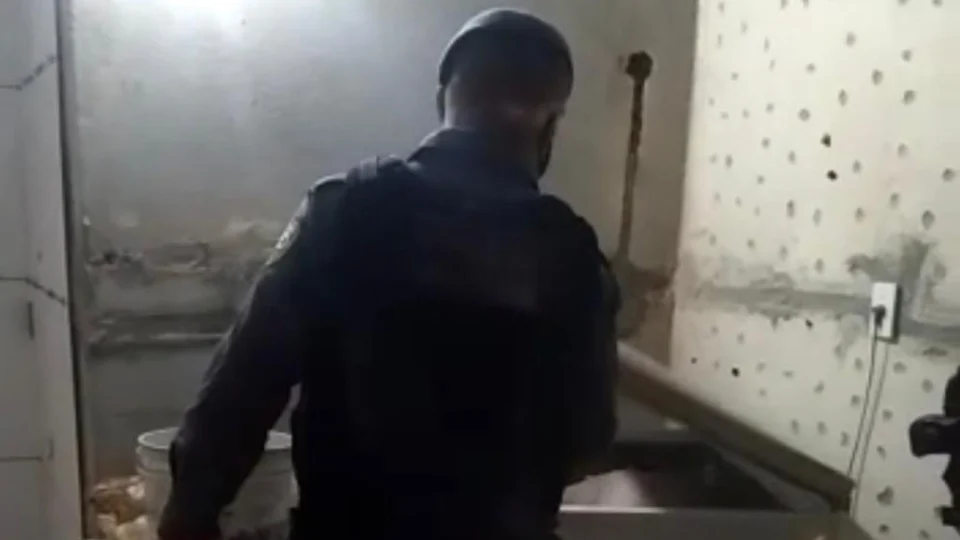 VÍDEO: Ladrão é encontrado dentro de freezer