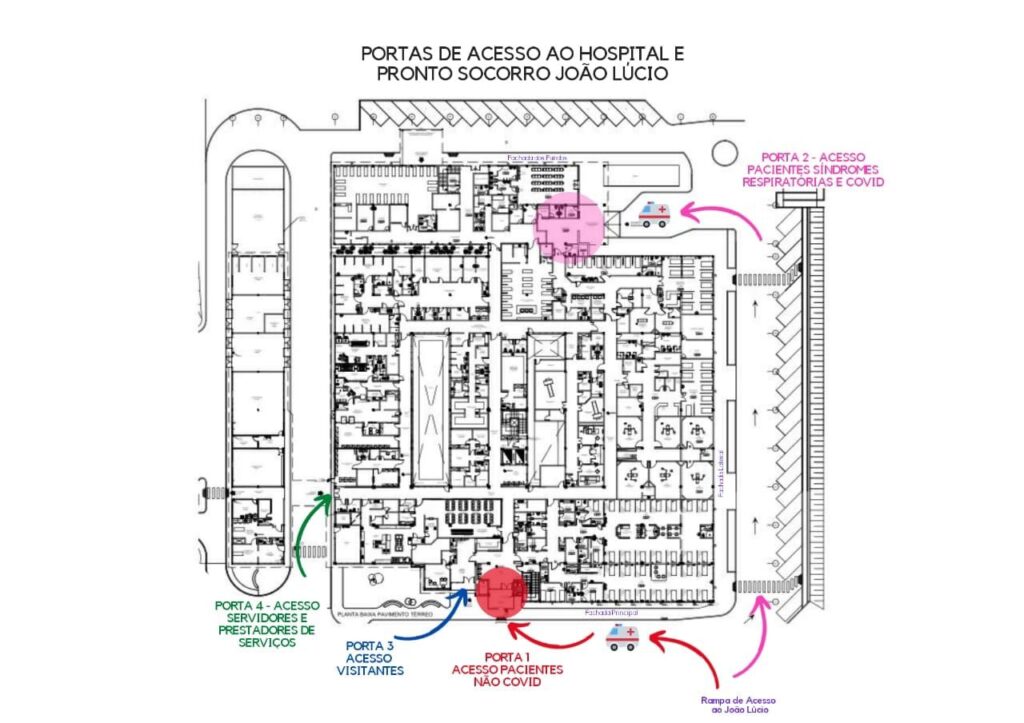HPS João Lúcio terá entrada diferente para Covid e Não Covid. Confira as mudanças.