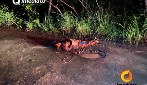 VEJA VÍDEO! Cadáver com perfurações de faca e peito aberto é encontrado no Distrito Industrial