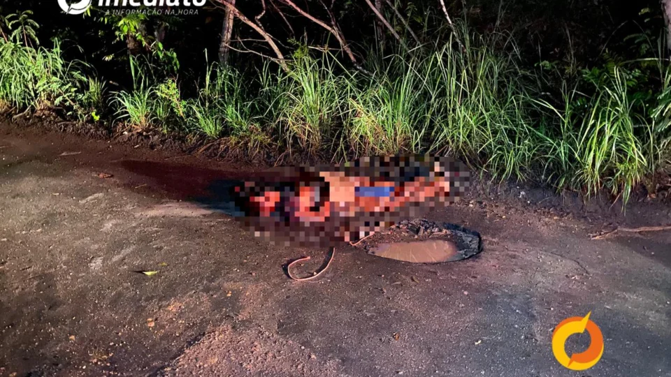 VEJA VÍDEO! Cadáver com perfurações de faca e peito aberto é encontrado no Distrito Industrial