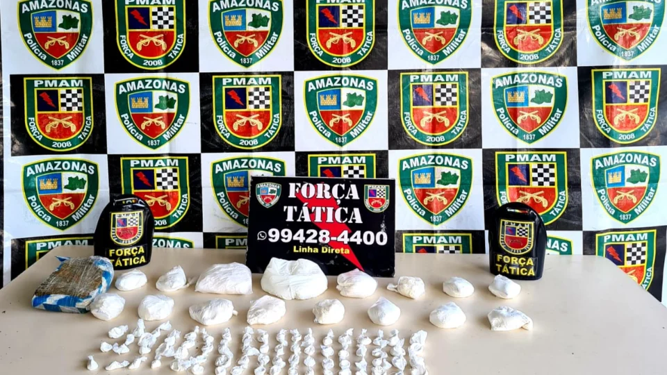 Força Tática prende casal de traficantes e desarticula laboratório de drogas