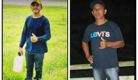 VEJA VÍDEO! Tio e sobrinho que desapareceram no rio após canoa ser atingida por raio são encontrados sem vida