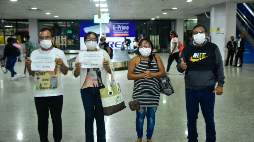 Mais cinco pacientes recuperados da Covid-19 retornam a Manaus; “Salvando vidas”