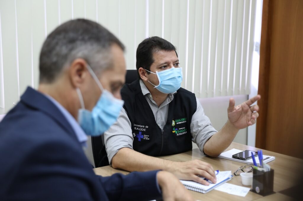 SES-AM recebe apoio da Organização Internacional para Migrações no enfrentamento da Covid-19.