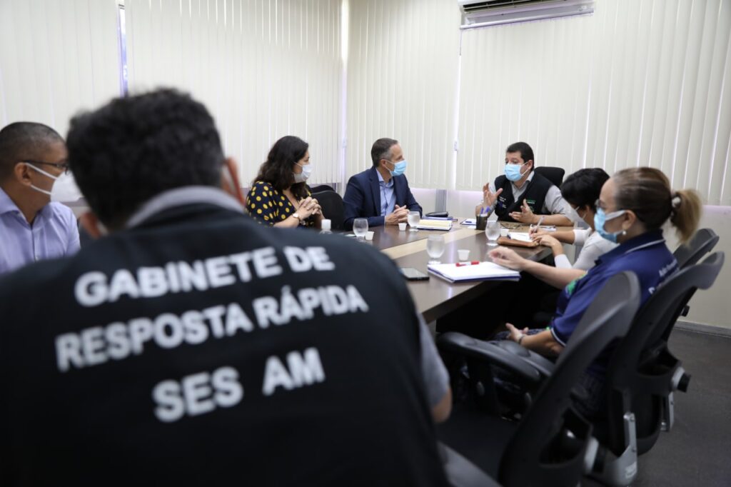 SES-AM recebe apoio da Organização Internacional para Migrações no enfrentamento da Covid-19.