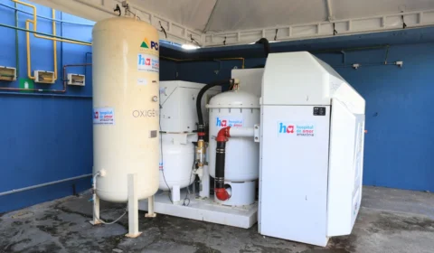 Miniusina instalada no Hospital Nilton Lins amplia oferta de oxigênio e garante abertura de novos leitos