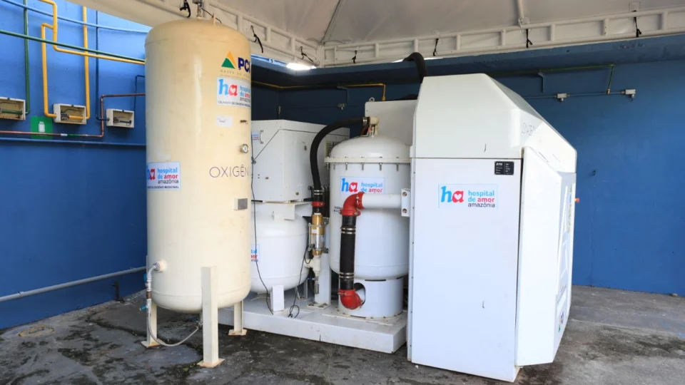 Miniusina instalada no Hospital Nilton Lins amplia oferta de oxigênio e garante abertura de novos leitos