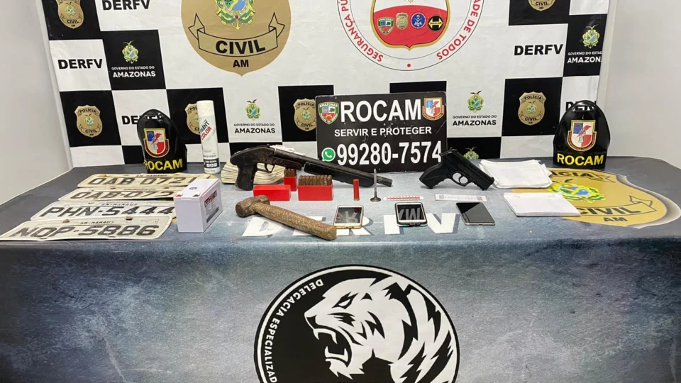 Rocam desarticula quadrilha especializada em roubos de carros em Manaus;Veja vídeo