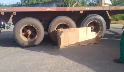 Adolescente é esmagado por carreta durante perseguição no Tarumã;Veja vídeo