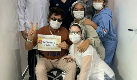 VEJA VÍDEO – Nunes filho recebe alta após internação por Covid-19 e dança “subindo pelas paredes”