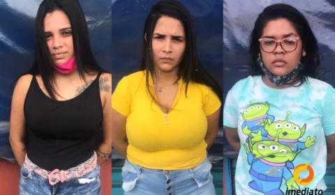 VEJA VÍDEO|Blindadas são presas após furtarem drogaria no Parque Dez