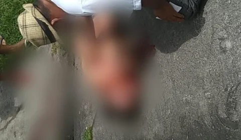 VEJA VIDEO; Suspeito de assalto é brutalmente espancado em Manaus