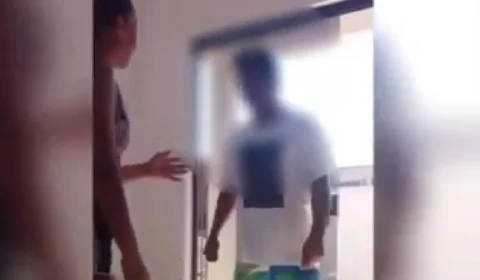 Veja vídeo;Durante aulas de dança, homem invade casa e tenta agarrar mulher no Paraná