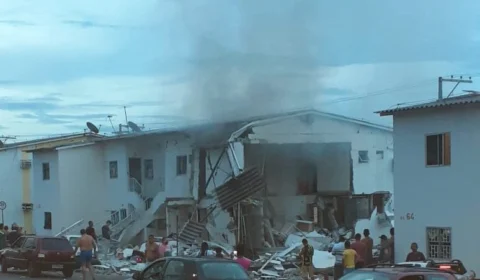 VÍDEO! Veja como ficou bloco de apartamentos após explosão em condomínio na BR-174