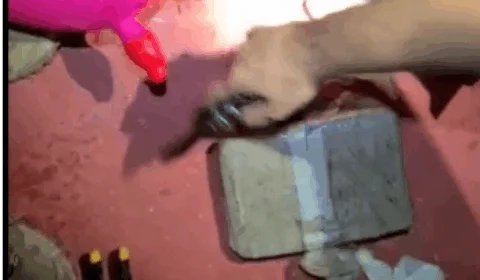 Veja vídeo;Integrante de organização criminosa é preso e mostra esconderijo de drogas, em Manaus