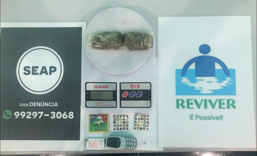 Mulher é flagrada com drogas nas partes íntimas em tentativa de visitar o marido no Compaj.