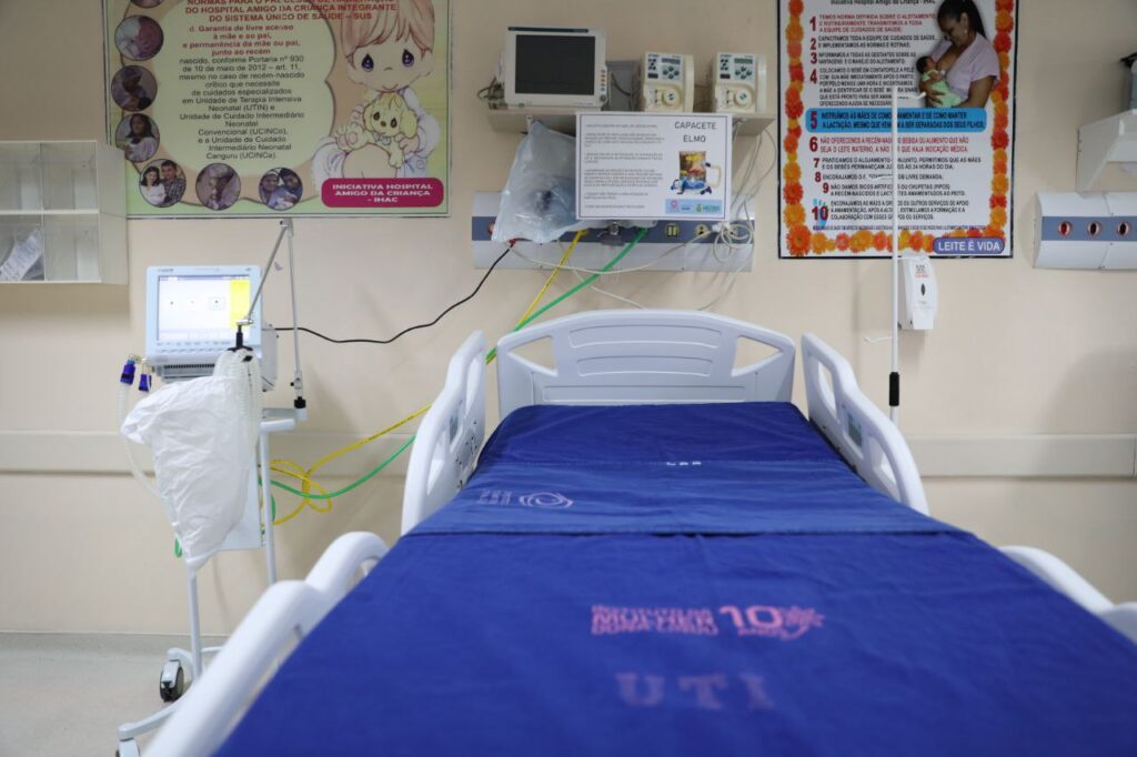 UTI do Instituto da Mulher Dona Lindu é reativada com 10 leitos,em Manaus.