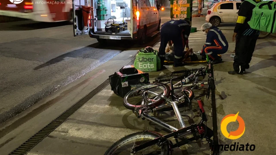 VEJA VÍDEO – Ciclista é atropelado na Torquato Tapajós