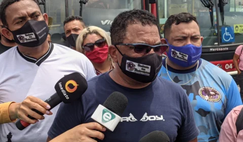 Vídeos- Trabalhadores do transporte público fazem paralização nesta sexta-feira, 12