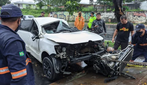 VEJA VÍDEO! Capotamento deixa família ferida – Entre eles, um bebê de apenas 1 mês