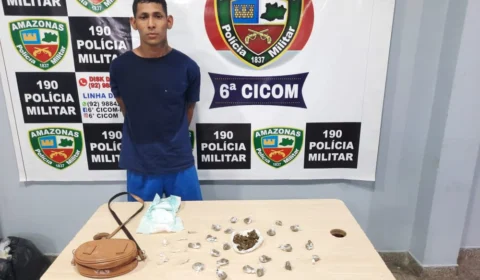 Solto em audiência de custódia, ‘Valclei’ é preso mais uma vez por tráfico de drogas na zona Norte