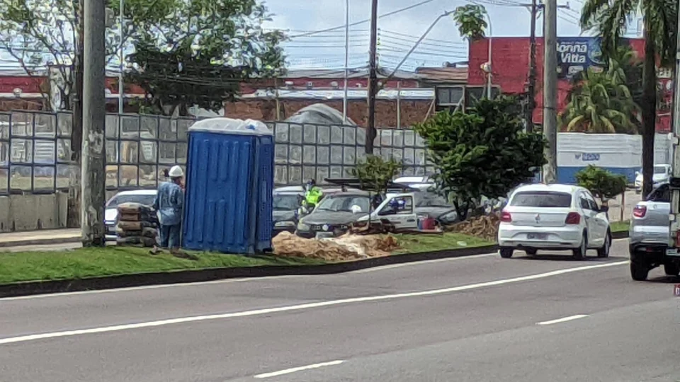 Trânsito na Av Torquato Tapajós volta ao normal após conclusão do serviço de Força-Tarefa da Seminf