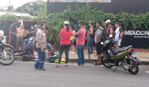 Idoso sofre infarto e morre no meio da rua enquanto caminhava pela avenida do Futuro