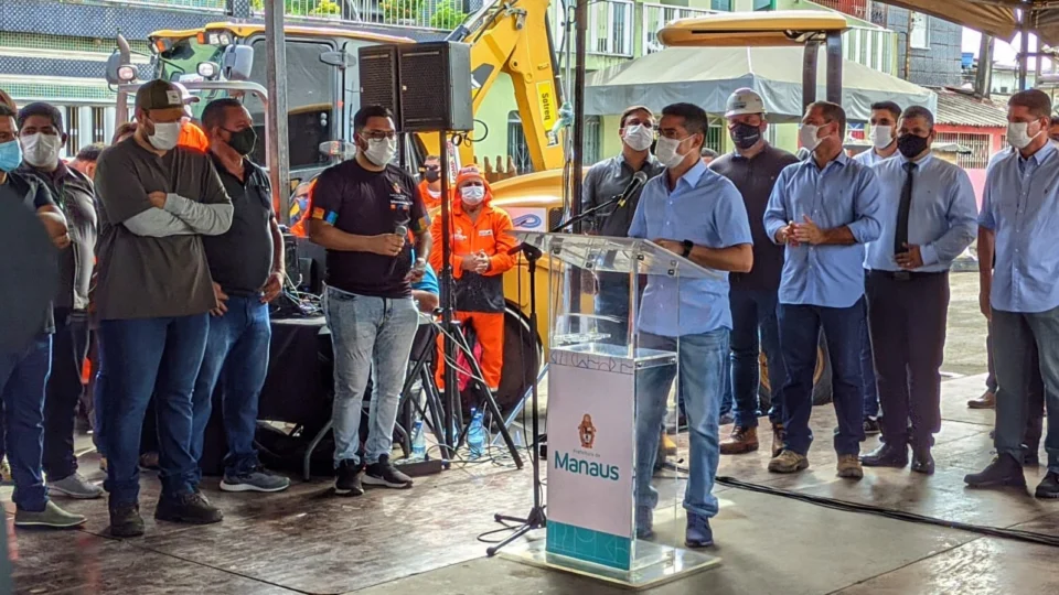 Em coletiva, projeto de inverno “Asfalta Manaus” é lançado pela Prefeitura e Secretaria de Obras