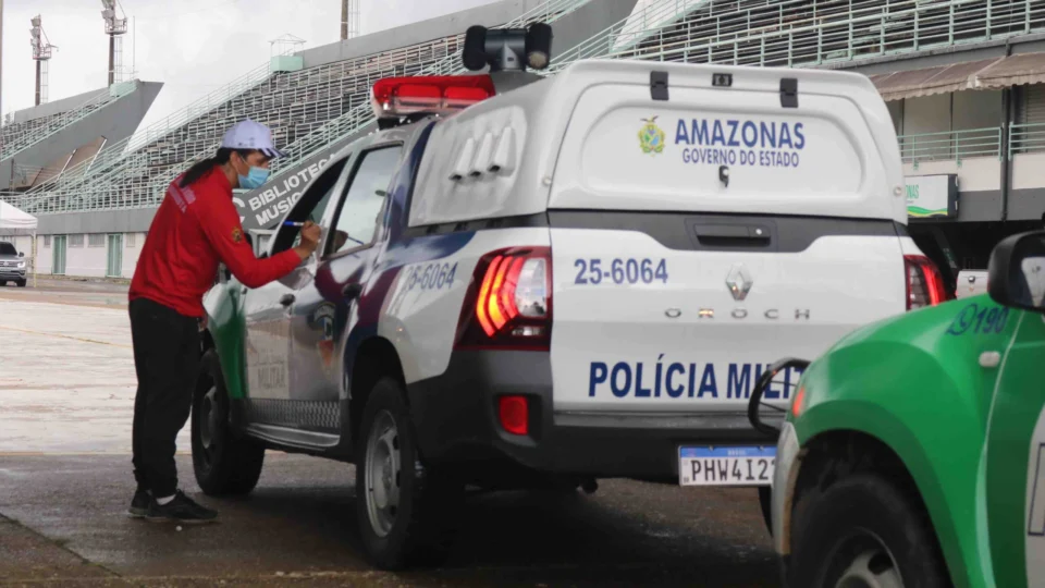 No Amazonas, 1.177 agentes da Segurança Pública já foram vacinados contra a Covid-19 em três dias de campanha