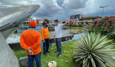 Prefeitura inicia estudos para revitalização da rotatória do Mindu