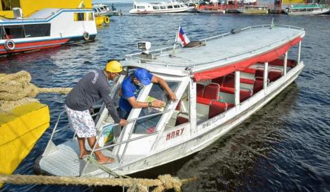 Embarcações do Porto de Manaus são fiscalizadas pela Amazonastur e Politur