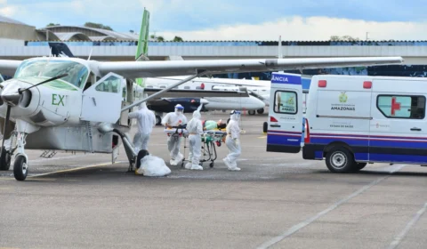Remoções de pacientes com Covid-19 de UTI aérea são zeradas nesta sexta (23)