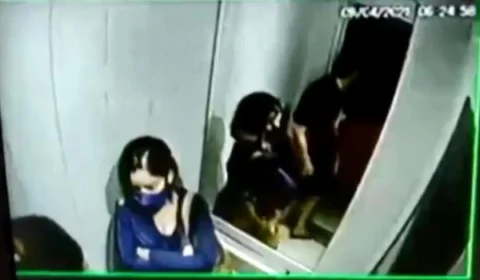 Vídeo mostra o momento em que homem agride vizinha antes de mata-la; Veja vídeo