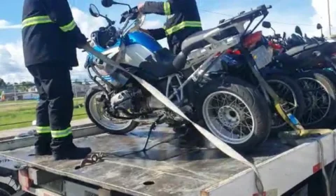 Em operação, Polícia interrompe ‘rolezinho’ de motoqueiros no Novo Aleixo; Veja vídeo